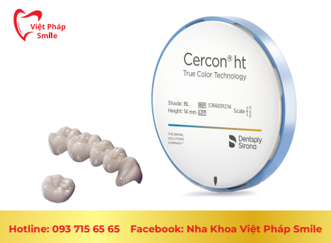 Răng toàn sứ Cercon HT