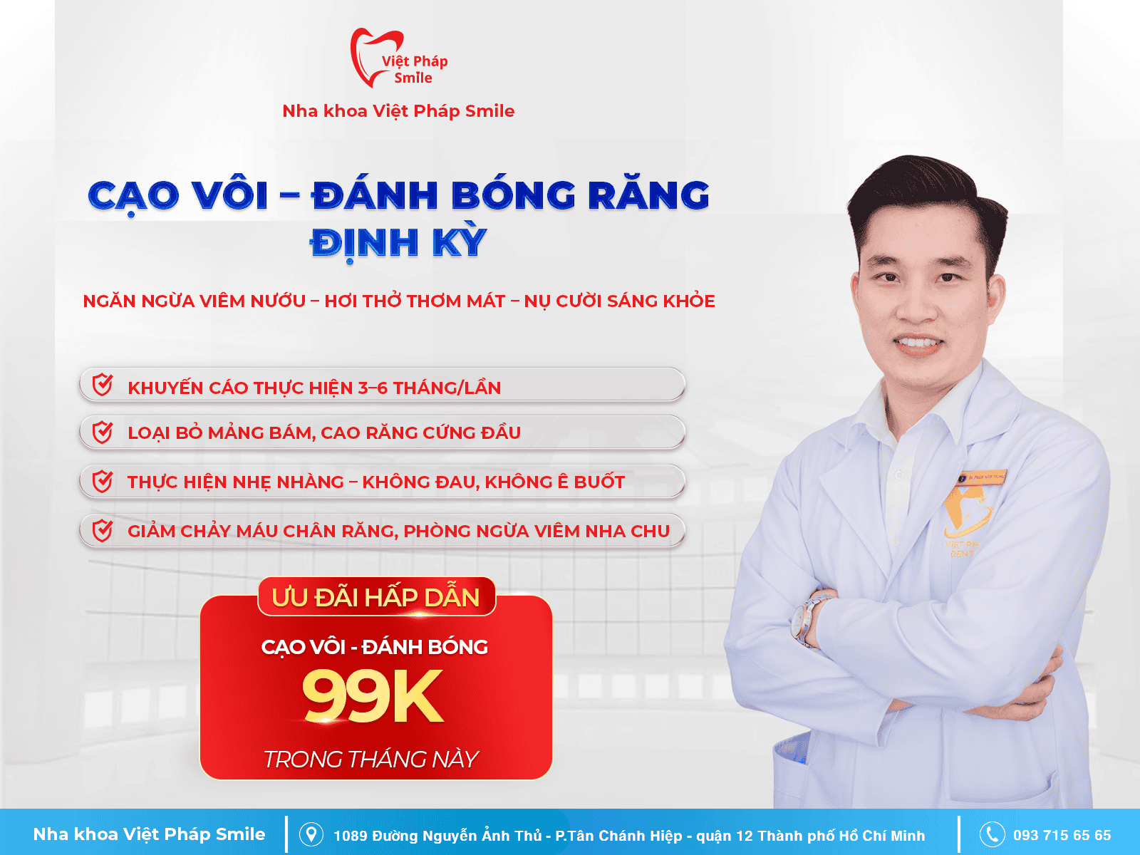 CẠO VÔI – ĐÁNH BÓNG RĂNG ĐỊNH KỲ