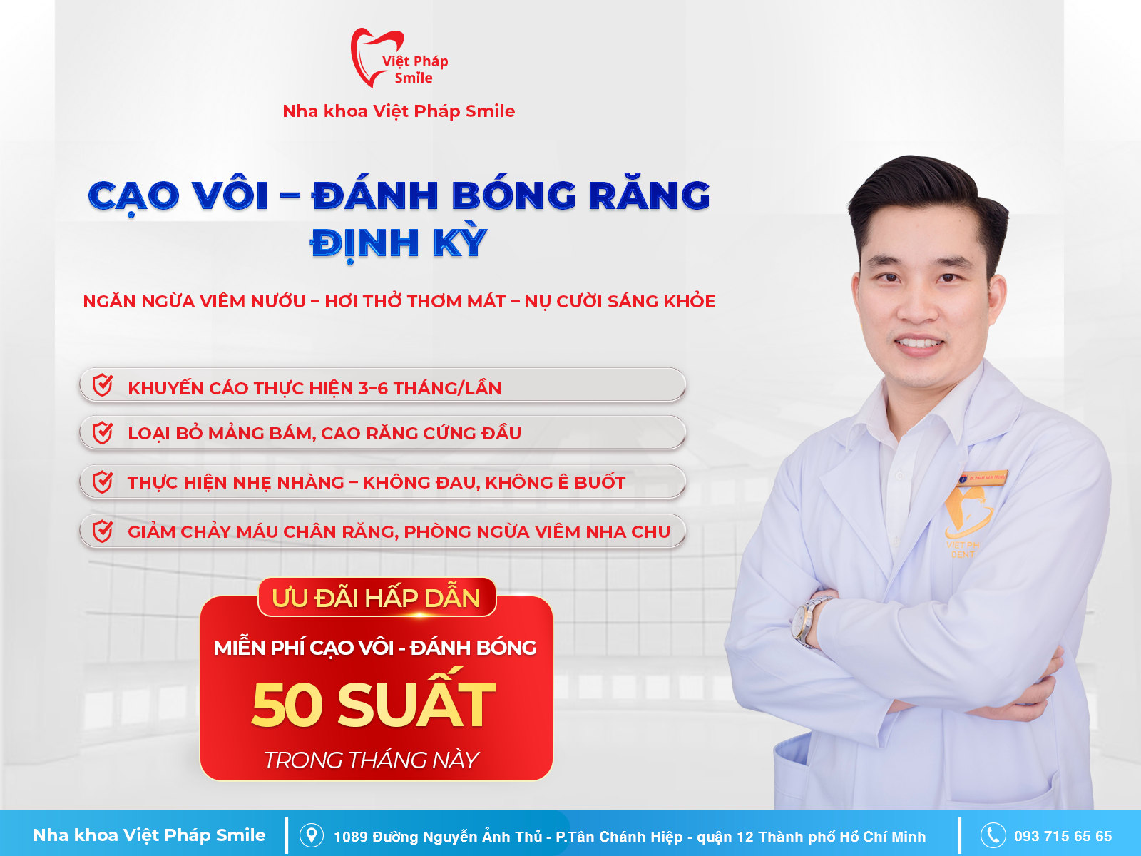 CẠO VÔI – ĐÁNH BÓNG RĂNG ĐỊNH KỲ